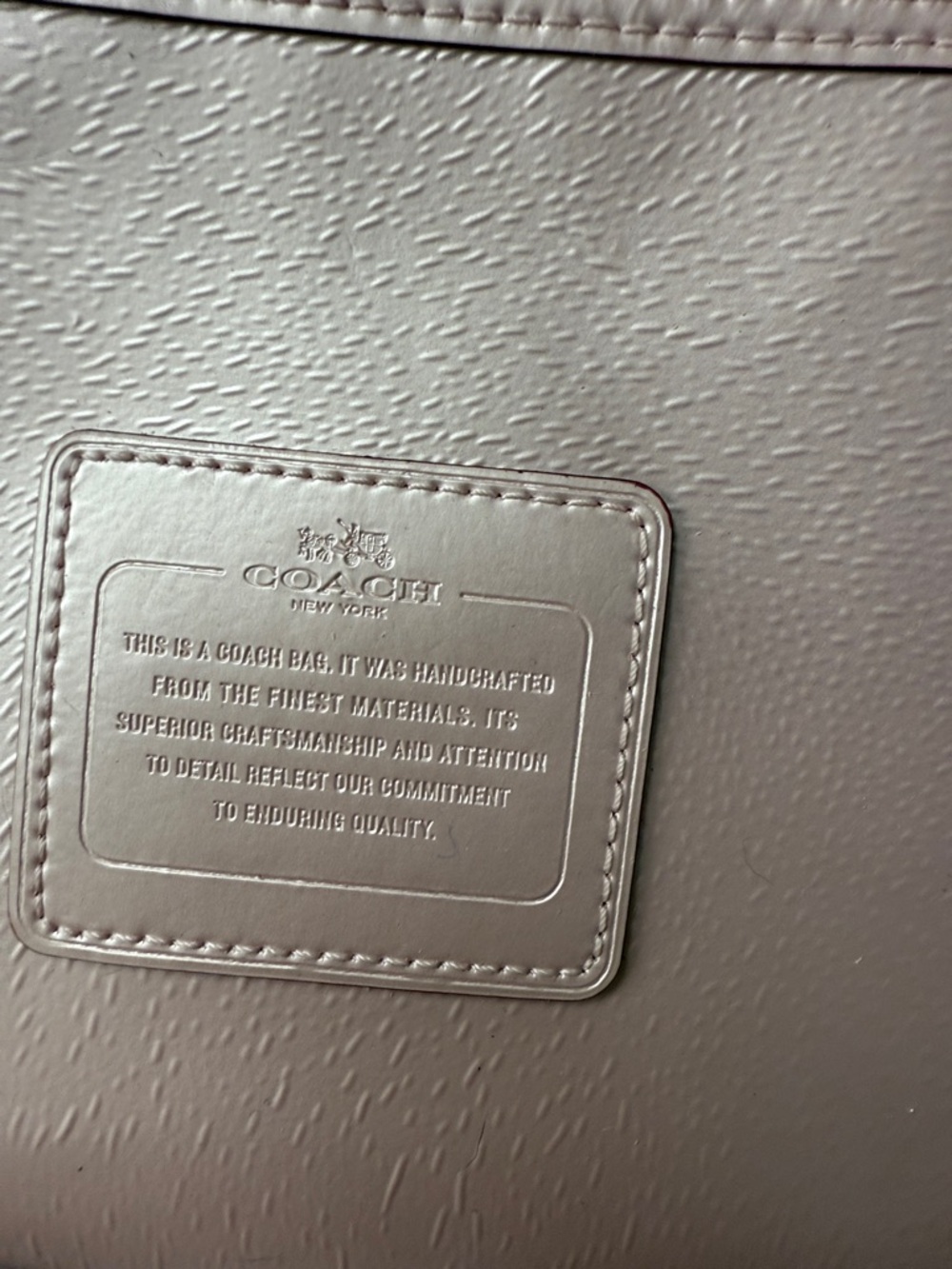 Coach Metallic Light Pink Wristlet with Charm - Picture 2 of 9